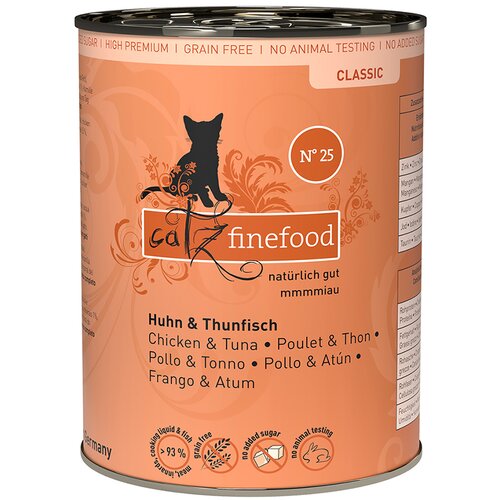  Varčno pakiranje catz finefood 24 x 400 g - Piščanec & tuna Cene