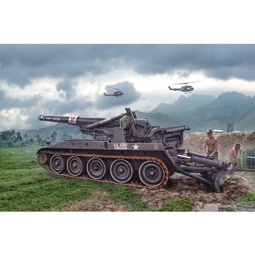 Italeri M110 Self Proppelled Howitzer, (21312858) Cene