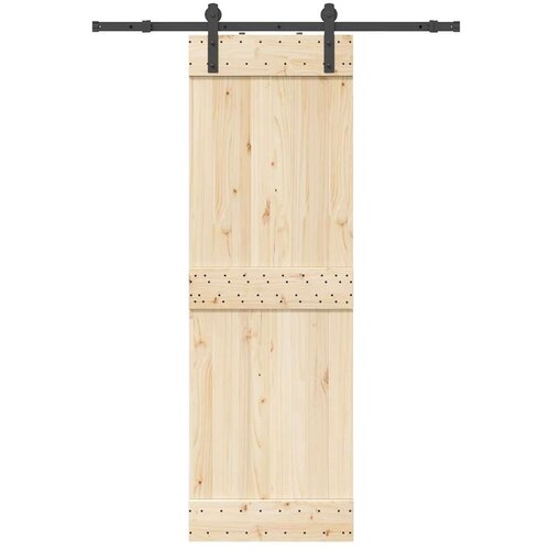vidaXL Komplet opreme za drsna vrata 152 cm jeklo črne barve Cene