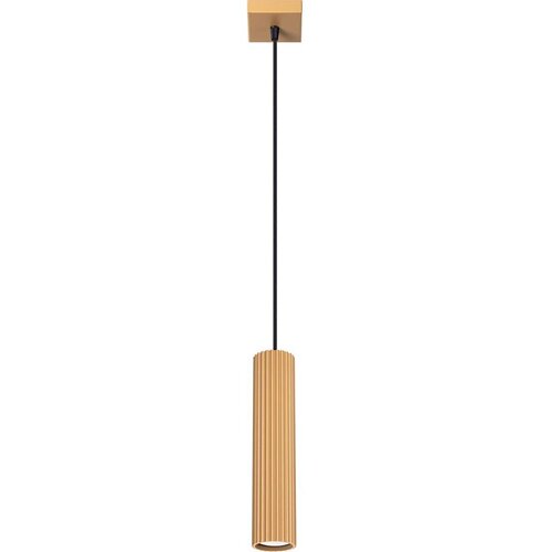 Sollux Lighting Sollux SL.1554 - Luster na sajli KARBON 1xGU10/10W/230V zlatna Slike