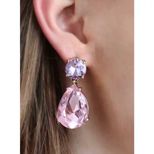 Fenzy elegantni viseči uhani, Art358, roza