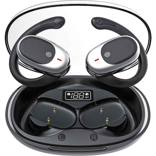 Venisymlis Športne ušesne slušalke Bluetooth, ušesni kavelj, LED ohišje, globok bas, iOS/Android, (22102442) Cene