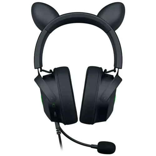 Razer Kraken Kitty V2 Black/Green slu&amp;scaron;alice sa mikrofonom Slike