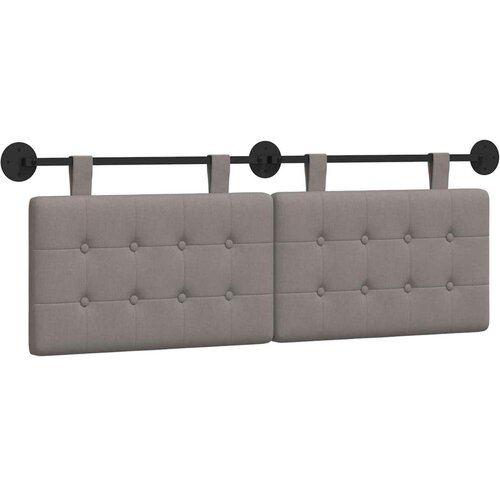  Držeće uzglavlje Zidne tkanina - Sivo-smeđa 120 cm bez LED Slike