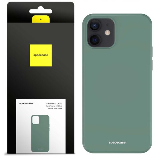 Spacecase SILIKONSKI OVITEK ZA IPHONE 12 MINI OVITEK TEMNO ZELEN OVITEK, (21964114) Cene