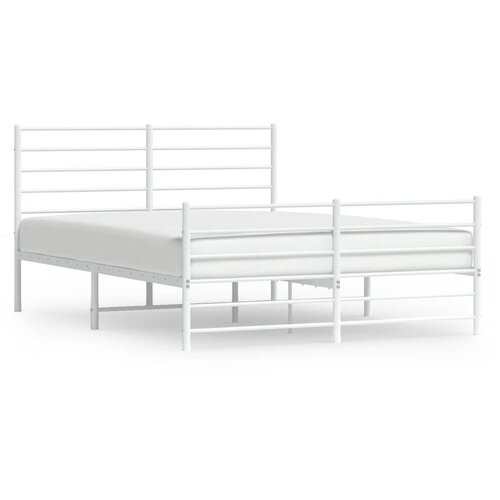  okvir kreveta uzglavlje i podnožje bijeli 120x200 cm Slike