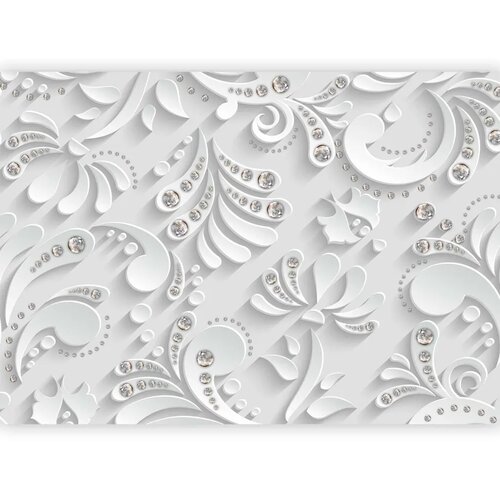  Foto tapeta - Flowers with Crystals 200x140 Standard Slike