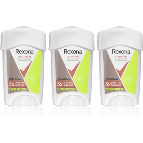Rexona Maximum Protection Stress Control kremasti antiperspirant za redukciju znojenja(ekonomično pakiranje)