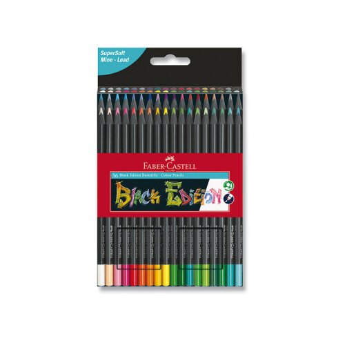Faber-Castell Crayons Black Edition olovke u boji, 36 kom Cijene