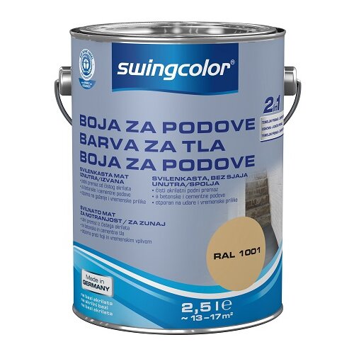 SWINGCOLOR talna barva 2 v 1 (barva: bež, 2,5 l) Slike