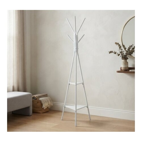 Norvel Glacier Čiviluk sa MDF Panelom i Metalnom Konstrukcijom 180 cm ( NOR-1022 ) Slike