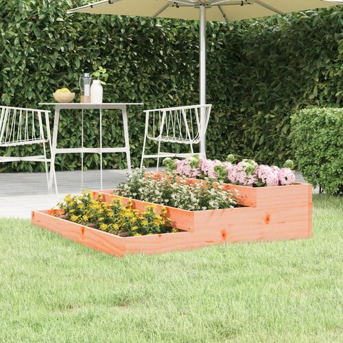 vidaXL Visoka greda 107x107x27 cm trden les douglas Cene