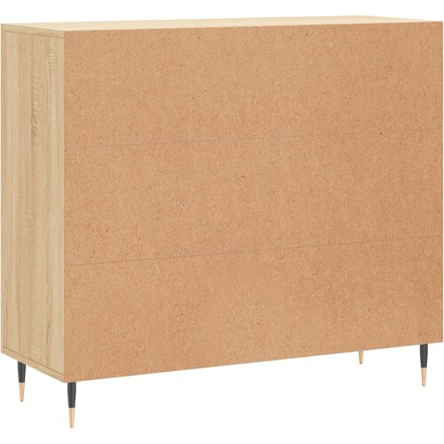  Komoda boja hrasta sonome 90x34x80 cm od konstruiranog drva Slike