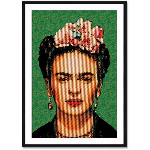 Madre Selva slika od sambovog drva Frida Draw, 40 x 60 cm Slike