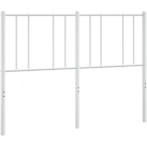 Metalno zamjensko uzglavlje bijelo 160 cm Slike