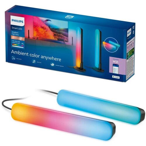 Philips SET 2x LED RGBIC prigu&amp;scaron;iva svetiljka SMART GRADIENT LED/8W/230V Wi-Fi Slike