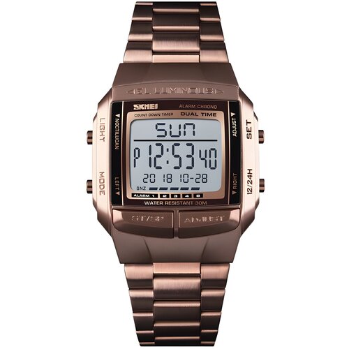 Digitalni Sat SKMEI GA-23761 - Zlato Smeđa KP23761 Cene