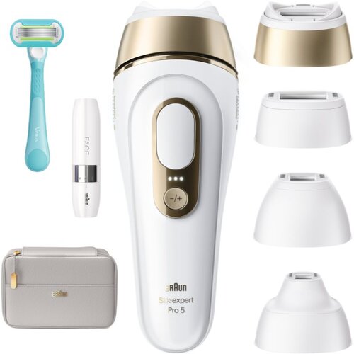 Braun IPL Silk&middot;expert Pro 5 PL5412 pametna naprava IPL za odstranjevanje dlačic za telo, obraz, predel bikinija in podpazduhe 1 kos Cene