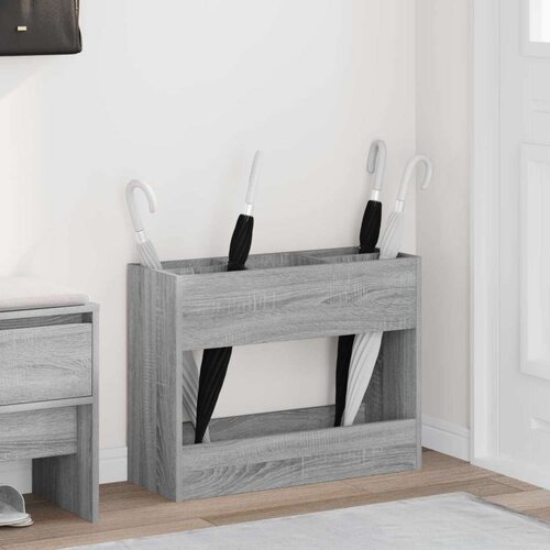  Stalak za kišobran s pohranom Siva Sonoma 65 x 24 x 50 cm Cene