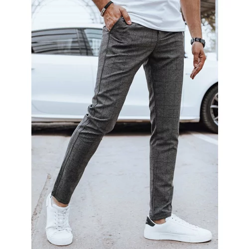 DStreet Men's Casual Graphite Trousers