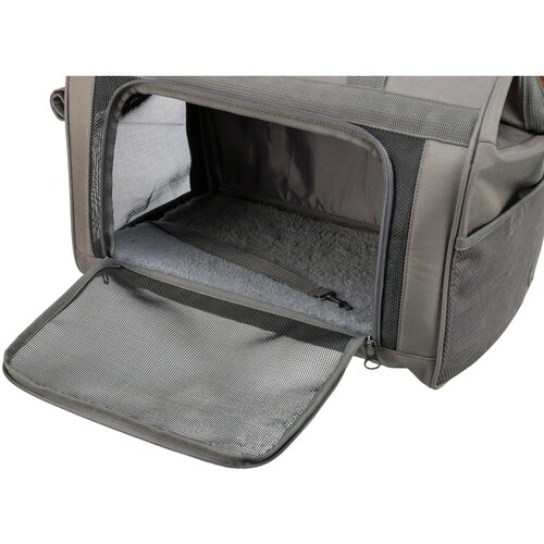 Trixie Prenosna torba Finlay sivo-rjava, 43x26x32 cm Slike