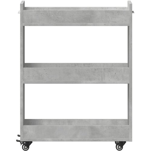  s kotačima betonska siva 60x22x79cm konstruiranog drva Slike