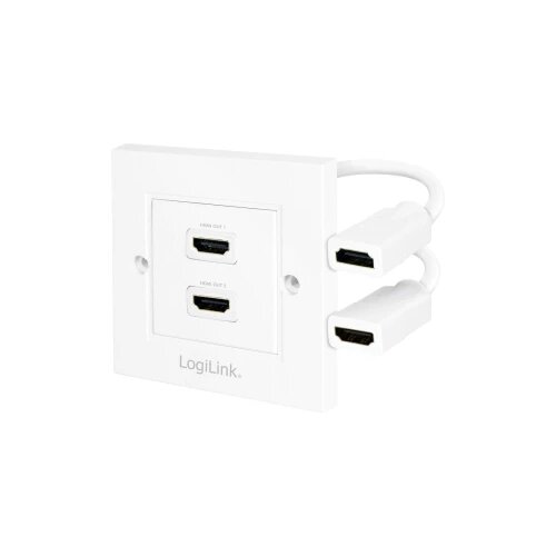 Logilink HDMI Adapter [1x Ženski konektor HDMI - 2x Ženski konektor HDMI] Bijela Cijene