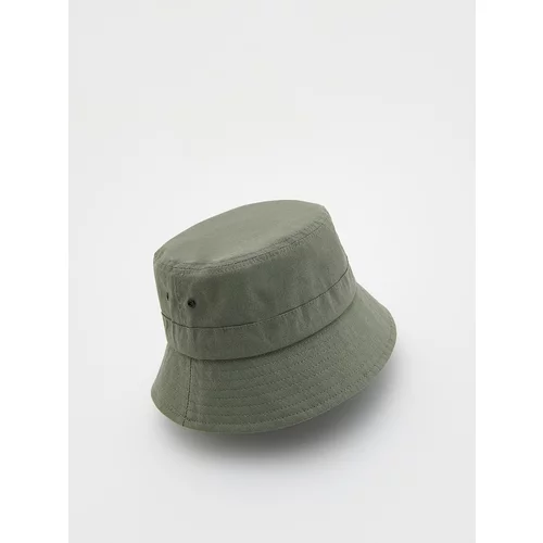 Reserved - Pamučni šešir bucket hat - maslinasto