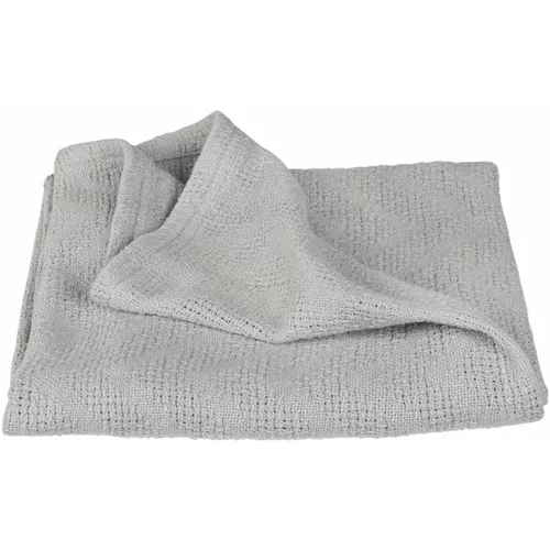 Roba Svijetlo siva pletena deka za bebe od organskog pamuka 80x80 cm Lil Planet –
