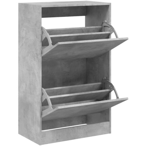 Maison Chic Omarica za obutev - Kopa za čevlje betonsko siva 60x34x96,5 cm inženirski les, (21776200) Slike