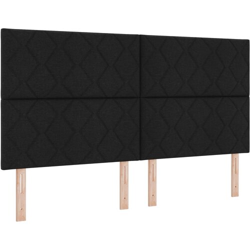 vidaXL Uzglavlje Crna 180 cm tkanina - Crna 180 cm Visoki uzglavlje Cijene