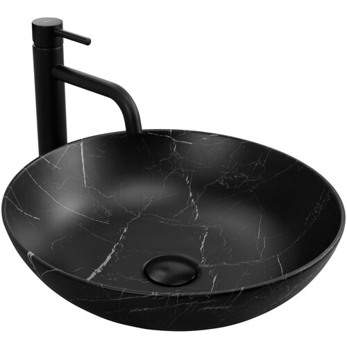 Rea Umivalnik na podstavku FIBO Black Matt Slike