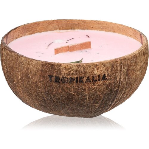 Tropicandle Frozen Cranberry di&amp;scaron;eča sveča z lesenim stenjem 350 ml Slike