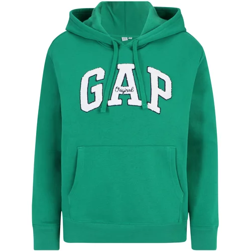 Gap Petite Sweater majica 'HERITAGE' mornarsko plava / zelena / bijela