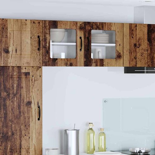  Zidni kuhinjski ormarić 2 pcs Staro drvo 40 x 31 x 40 cm Slike