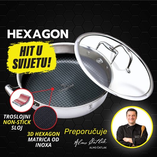 Berlinger Haus Hexagon Non-stick niski lonac s poklopcem Cijene