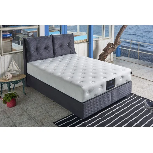 Hanah home Visco Fusion 140x190 cm Double Size Memory Foam and Pocket Spring Luxury Soft Mattress ležišče, (20974065)