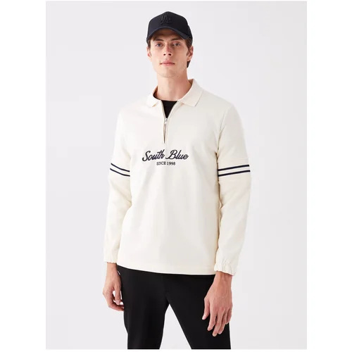 LC Waikiki Polo Neck Long Sleeve Men's Sweatshirt