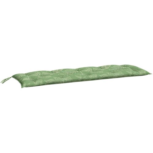  Jastuci za vrtnu klupu 2 kom s uzorkom li&amp;scaron;ća 150x50x7cm tkanina Slike