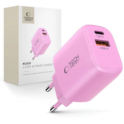 TECH-PROTECT NCA20 PD 20W STENSKI POLNILEC S QC3.0 ZA TELEFONE Z USB-A PRIKLJUČKOM, (5000337512) Slike