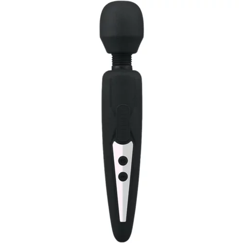 Mrow - punjivi, vodootporni masažni vibrator (crni)