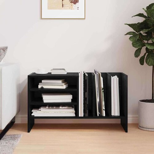  Ormar za ploče Crni hrast 78.5 x 35 x 45 cm Konstruirano drvo Slike