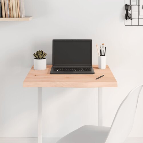 VidaXL Mizna plo&amp;scaron;ča 60x60x(2-4) cm neobdelana trdna hrastovina Slike
