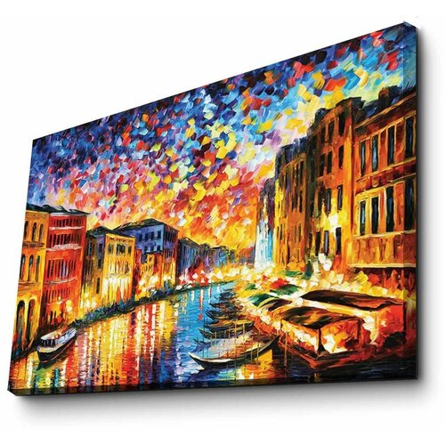 Wallity FAMOUSART-081 multicolor decorative canvas painting Slike