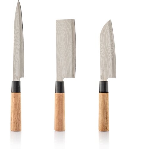 InnovaGoods Japonski Noži v Kompletu, Kuhinjski Noži, (20448067) Cene