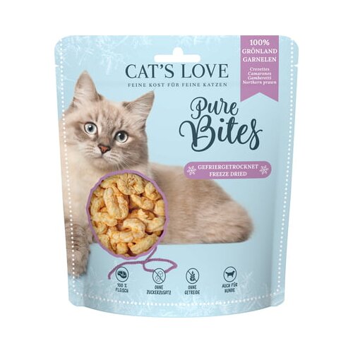 Cat's Love Pure Bites grenlandske kozice Cene