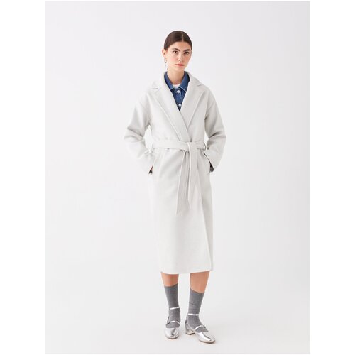 LC Waikiki Women&amp;#039;s Jacket Collar Plain Cachet Coat Slike