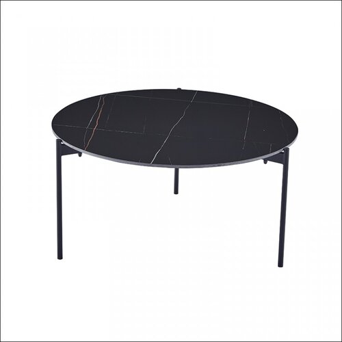 Olimp Sport Klub sto Moriz 2 Crna keramicka ploca/Crne noge Cene