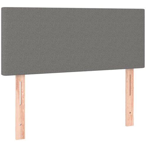 Maison Chic posteljno vzglavje - vzglavna omarica - nočna omarica temno sivo 90x5x78/88 cm blago, (21707437) Slike