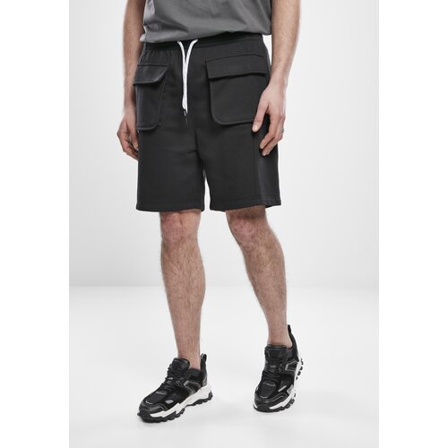 Urban Classics Big Pocket Terry Sweat shorts black Slike